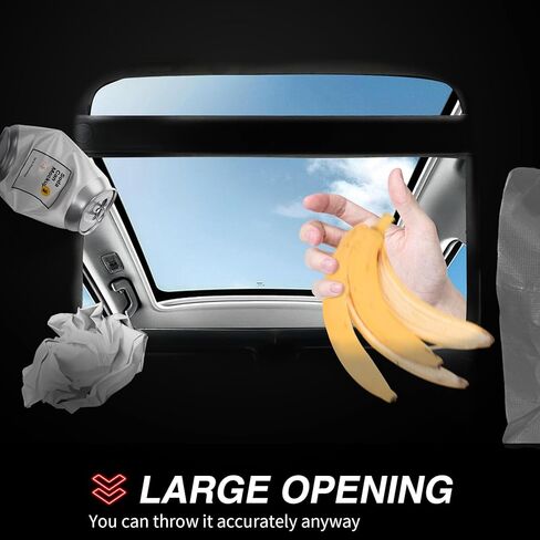 سلة مهملات السيارة منظم صندوق السيارة ABS سلة مهملات السيارة مقاومة للماء سلة قمامة السيارة متعددة الأغراض لمستلزمات السيارة الخاصة بك مع حامل هاتف كوب، أسود in Kuwait