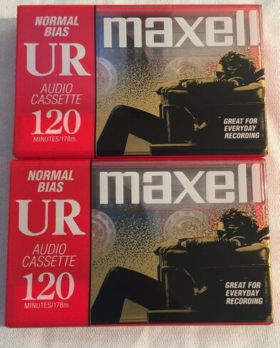 MAXELL UR120 Blank Audio Cassette Tape (2 Pack) in Saudi Arabia
