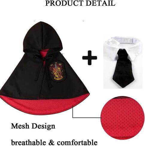 Halloween Cat Cape with Neck Tie Halloween Cat Costumes Small Dog Costumes Pet Halloween Apparels Cosplay Costume Pet Photo Props Supplies in Saudi Arabia