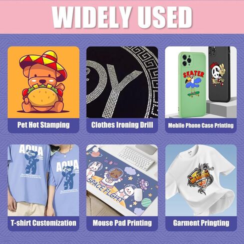 MECOLOUR Heat Press 9 x12 Digital Heat Press Machine Fast Heating, High Pressure Heat Press Machine for T-Shirt, Power Digital Industrial Sublimation Printer for Heat Transfer Vinyl-Pink in Saudi Arabia