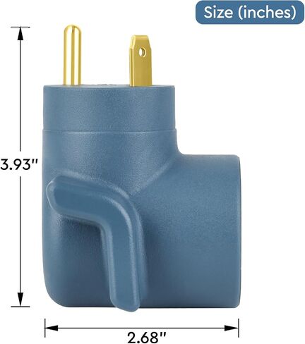محول شاحن NEMA 14-30P إلى 14-50R EV، ومجفف 30 أمبير إلى محول تحويل 50 أمبير EV/RV (14-30P/14-50R أسود نظيف) in Saudi Arabia