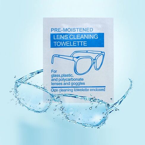 IGOOLEE 200 Pcs Disposable Eyeglass Cleaning Tissues Wipes Cloths Individually Wrapped Glasses Cleaner Lens Wipes with 10 Pcs Cleaning Cloths 1 Pcs Storage Box for Phone Computer Car Screen Camera in Saudi Arabia