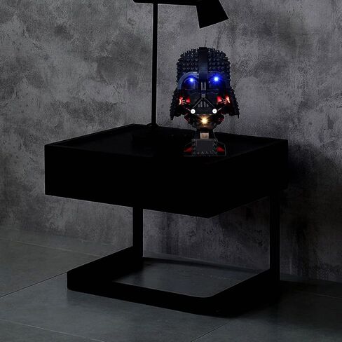 ضوء LED لخوذة حرب النجوم دارث فيدر من ليغو 75304، نموذج لبنات البناء، طقم إضاءة LED، أضواء تزيين (أضواء فقط، لا توجد نماذج ليغو) إصدار التحكم الصوتي in Kuwait