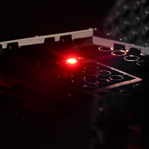 ضوء LED لخوذة حرب النجوم دارث فيدر من ليغو 75304، نموذج لبنات البناء، طقم إضاءة LED، أضواء تزيين (أضواء فقط، لا توجد نماذج ليغو) إصدار التحكم الصوتي in Kuwait