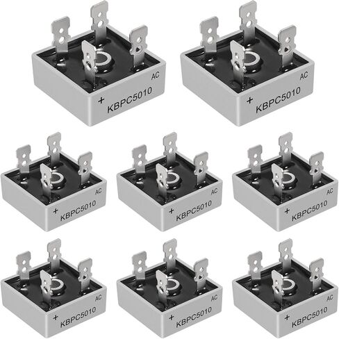 8PCS KBPC5010 Bridge Rectifier Diode 1000V 50A AC to DC Full Wave Single Phase Housing Bridge Electronic Silicon Diode Rectifier Electronic Components in Saudi Arabia