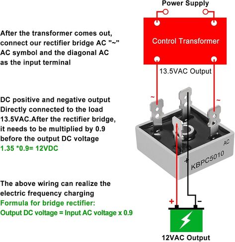 8PCS KBPC5010 Bridge Rectifier Diode 1000V 50A AC to DC Full Wave Single Phase Housing Bridge Electronic Silicon Diode Rectifier Electronic Components in Saudi Arabia