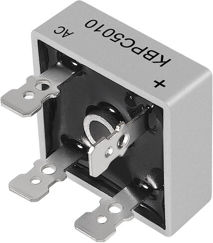 8PCS KBPC5010 Bridge Rectifier Diode 1000V 50A AC to DC Full Wave Single Phase Housing Bridge Electronic Silicon Diode Rectifier Electronic Components in Saudi Arabia