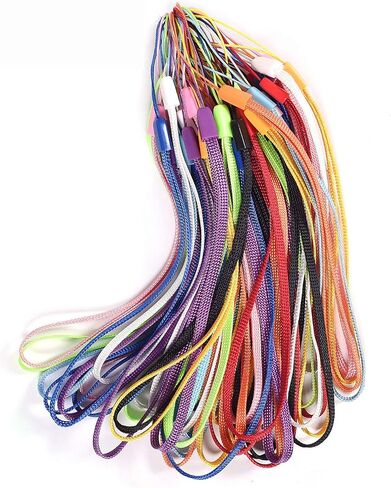 50PCS Pack 7-Inch Colorful Hand Wrist Strap Lanyard for USB Flash Drive, Keys, Keychain, ID Badge Holder, Small Portable Item in Saudi Arabia