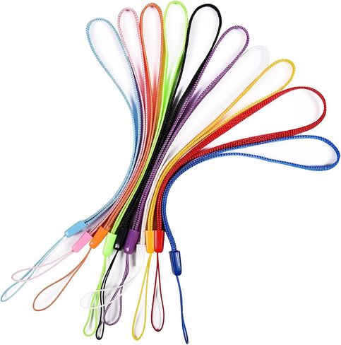 50PCS Pack 7-Inch Colorful Hand Wrist Strap Lanyard for USB Flash Drive, Keys, Keychain, ID Badge Holder, Small Portable Item in Saudi Arabia