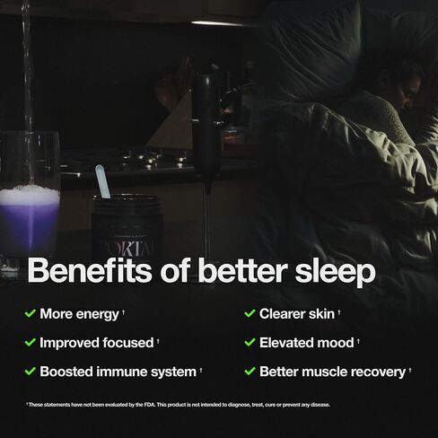 البوابة ™ | بداية النوم الطبيعي ومكمل الجودة | خالي من الميلاتونين، نوم عميق ومساعد هادئ | مغنيسيوم، جليكاين، إل-ثيانين، أبيجينين | 282 مجم جليسينات المغنيسيوم، 2 جرام جلايسين لكل جرعة in Kuwait