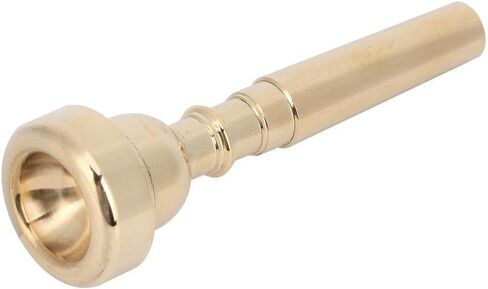 Bb Tone Trumpet Mouthpiece, Metal Gold Trumpet Mouthpiece, 3C 5C 7C(Gold 7C) in Saudi Arabia