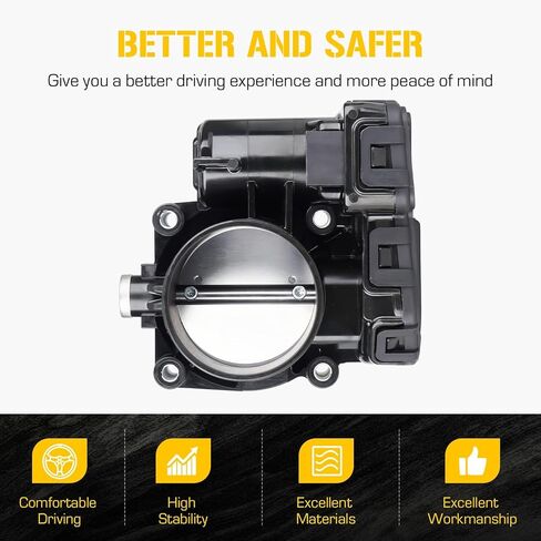 Electronic Throttle Body 04861661AA for Dodge Dakota Durango Nitro Ram 1500 Jeep Commander Grand Cherokee Liberty Wrangler Raider 3.7L V6 2007-2011, Replace for S20202, 0280750203, 04861661AB in Saudi Arabia