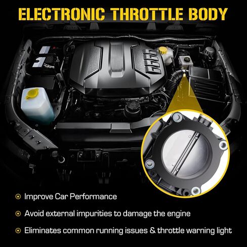 Electronic Throttle Body 04861661AA for Dodge Dakota Durango Nitro Ram 1500 Jeep Commander Grand Cherokee Liberty Wrangler Raider 3.7L V6 2007-2011, Replace for S20202, 0280750203, 04861661AB in Saudi Arabia
