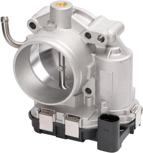 Hugall جسم الخانق الإلكتروني 07K133062A 07K-133-062-A 07K-133-062A متوافق مع VW 2007-2014 Beetle Jetta 2010-2014 Golf MK6 2012-2014 Passat 2007-2009 Rabbit 2.5L in Kuwait