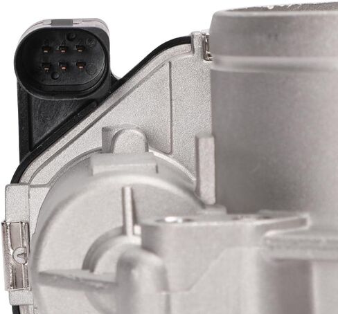 Hugall جسم الخانق الإلكتروني 07K133062A 07K-133-062-A 07K-133-062A متوافق مع VW 2007-2014 Beetle Jetta 2010-2014 Golf MK6 2012-2014 Passat 2007-2009 Rabbit 2.5L in Kuwait