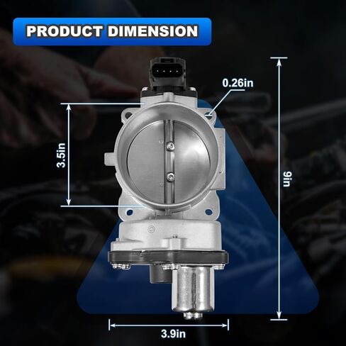 Fuel Injection Electronic Throttle Body, 5.4L V8 Engine Compatible with Ford F-150 250 350 2004-2014 Expedition Lincoln Mark LT Navigator 8L3Z-9E926-A S20001 in Kuwait
