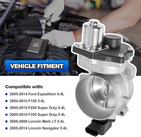 Fuel Injection Electronic Throttle Body, 5.4L V8 Engine Compatible with Ford F-150 250 350 2004-2014 Expedition Lincoln Mark LT Navigator 8L3Z-9E926-A S20001 in Kuwait