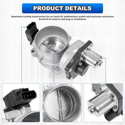 Fuel Injection Electronic Throttle Body, 5.4L V8 Engine Compatible with Ford F-150 250 350 2004-2014 Expedition Lincoln Mark LT Navigator 8L3Z-9E926-A S20001 in Kuwait