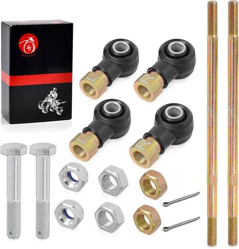 2x Left and Right Tie Rod Set 31.2cm for Polaris Scrambler 500 Sportsman 400 450 500 HO 570 600 700 800 Trail Boss 330 Trail Blazer 330 in Saudi Arabia