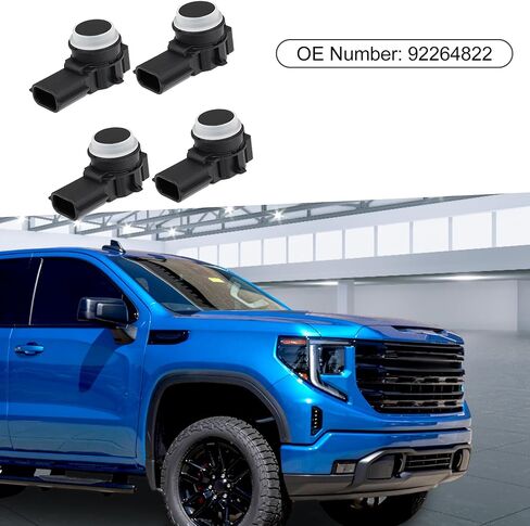 مستشعر مساعد ركن السيارة العكسي ABSOPRO 92264822 لسيارة GMC Sierra 1500 2014-2019 (مجموعة من 4) in Kuwait