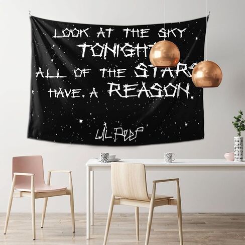 Vdumhid Lil Peep Tapestry Love Rapper Tapestries, Wall Hanging Room Art Home Decoration Gift Bedroom Decor Living Room Door 60''x40'' in Saudi Arabia