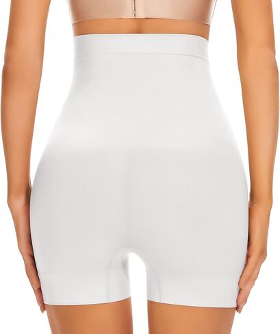 سراويل داخلية نسائية بدون خياطة، سراويل قصيرة سهلة الارتداء تحت الفساتين ملابس داخلية عالية الخصر للنساء ملابس داخلية للتحكم في البطن in Kuwait