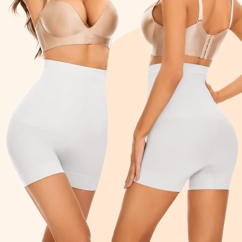 سراويل داخلية نسائية بدون خياطة، سراويل قصيرة سهلة الارتداء تحت الفساتين ملابس داخلية عالية الخصر للنساء ملابس داخلية للتحكم في البطن in Kuwait