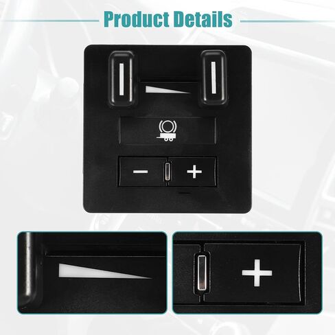 ACROPIX Trailer Brake Control Switch Trailer Brake Controller Module Switch Fit for Chevrolet Avalanche - Pack of 1 Black in Saudi Arabia