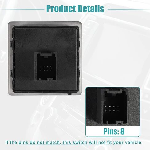 ACROPIX Trailer Brake Control Switch Trailer Brake Controller Module Switch Fit for Chevrolet Avalanche - Pack of 1 Black in Saudi Arabia