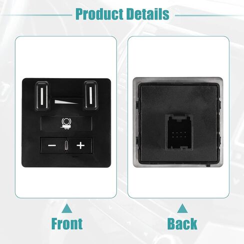 ACROPIX Trailer Brake Control Switch Trailer Brake Controller Module Switch Fit for Chevrolet Avalanche - Pack of 1 Black in Saudi Arabia