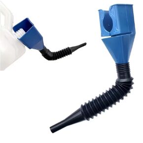 Portable Foldable Telescopic Oil Funnel with Quick-Connect Nozzle - Durable ABS, Hands-Free Pouring for Cars, Trucks, Motorcycles - Cross-Border Compatible, Auto Oil Change Accessory in Kuwait