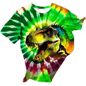 Kids Novelty Tie Dye Shirt Size 5-12 in Saudi Arabia