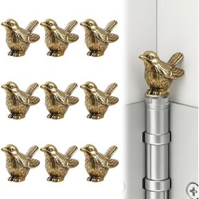 9 Pcs Sparrow Hinge Heads Decorative Topper Set, Vintage Bird Door Hinge Decorative Topper for Hinges Cabinets Shelves Etc in Kuwait