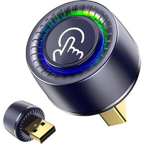 محول CarPlay لاسلكي صغير لهواتف iPhone، 2 في 1 CarPlay ومحول Android التلقائي، سلكي إلى لاسلكي، التوصيل والتشغيل، اتصال سلس بالسيارة، نظام ملاحة ودخول مدمج في لوحة القيادة in Kuwait