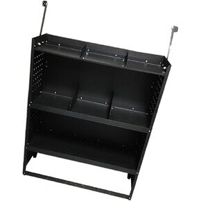 حامل شحن فولاذي أسود لـ NV200، Transit Connect 2014+، Chevy City Express، Promaster City مع خطاف، 52 بوصة عرض × 46 بوصة ارتفاع × 13 بوصة عمق in Kuwait