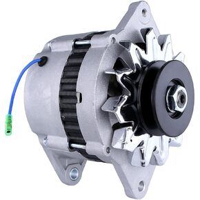 RAREELECTRICAL 80A Marine Alternator Compatible With Yanmar 4Lh-Ste 4Lha-Stze 6Ly-St 6Lya-Ste Diesel Hitachi Lr180-03C 119573-77201 in Kuwait
