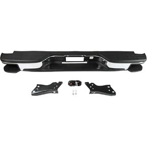 Chrome Rear Step Bumper with Side Pads Fit For 1999 2000 2001 2002 2003 2004 2005 2006 Chevy Silverado GMC Sierra 1500 Fleetside in Kuwait