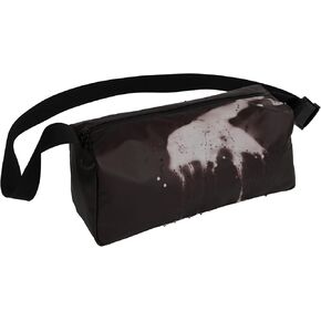 حقيبة كروس PPZ متغيرة الألوان، تصميم متفاعل للحرارة، حقيبة كتف صغيرة بسحاب مع حزام قابل للتعديل، أسود in Kuwait