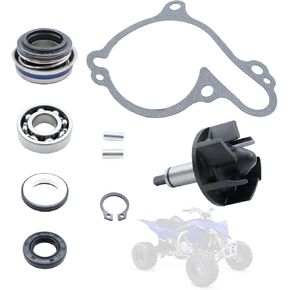 مجموعة مضخة مياه LOONGPART بديلة لـ Yamaha Raptor 700/YFM700R 2006-2023، Raptor 700 SE/YFM700RS 2007-2012، Raptor 700R/YFM700R 2011-2023 1S3-12420-00-00 مع حشية ودبوس in Kuwait