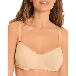 Unlined Seamless Balconette Bra Soft Lining Unpadded Smooth T Shirt Bras Underwire Support Demi Plunge Bralette in Saudi Arabia