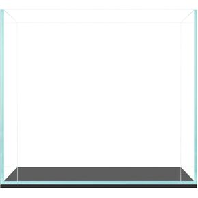 UNS Ultra Clear Rimless Tank - 3.4GAL | 13L - 17.71x6.69x6.69 | 45x17x17 CM, 5mm Glass Thickness, Leveling Mat Included - Low Iron, High Clarity Fish Tank w/ 45° Mitered Edge - [45L] in Kuwait