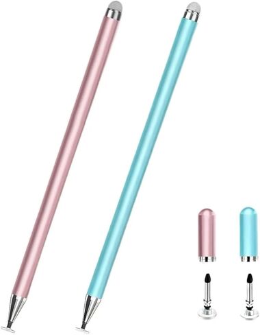 2pcs Stylus Pen for Samsung Galaxy Z Fold 7 Universal High Sensitive S Pen (Black+White 2) in Saudi Arabia