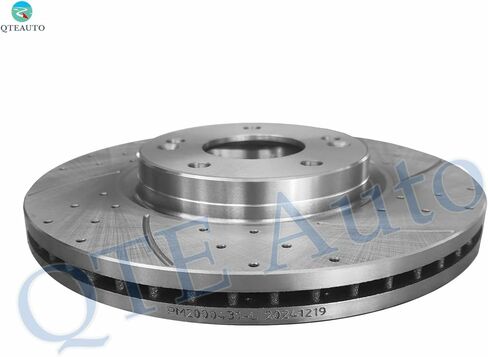 PM Auto Set of 4 Front 300mm-Rear 302mm Drilled Slotted Brake Disc Rotors Replacement for 2010-2012 Hyundai Santa FE in Saudi Arabia