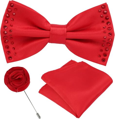 Rhinestone Pre-tied Bowties in Saudi Arabia