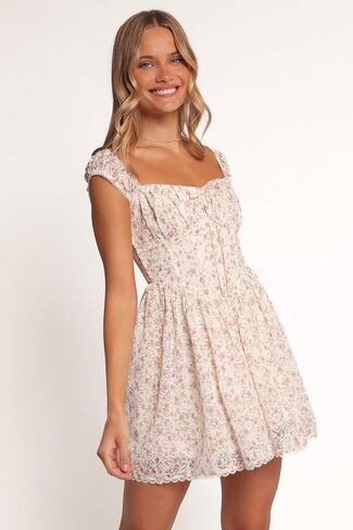 Petal & Pup Women's Sabella Mini Dress Blush Azalea in Saudi Arabia