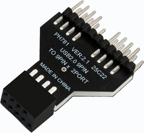WLGQ USB 2.0 9PIN Male to 19PIN Female Adapter and USB 19PIN Male to 9pin Female Adapter in Saudi Arabia