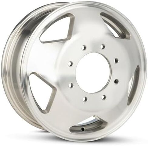 عجلة ألومنيوم بديلة جديدة مقاس 16 × 6 بوصة OEM لـ 1999-2004 Ford F350SD 8-170 مللي متر فضي 16 بوصة حافة 4C3Z1007KA in Saudi Arabia