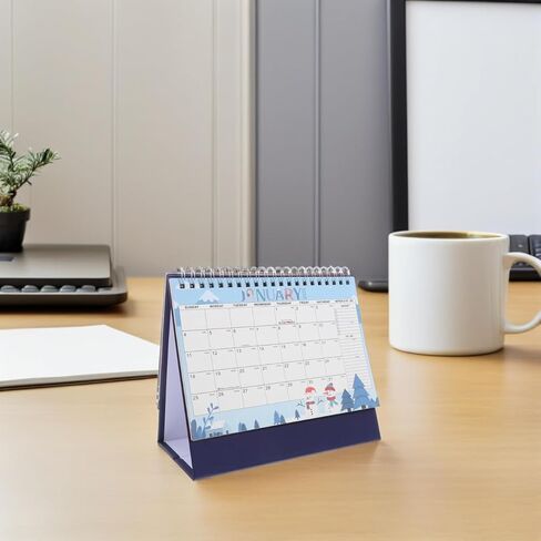 Mini Desk Calendar 2026: Patriotic Flip Desk Calendar - Small Standing Monthly Planner for Scheduling Notetaking and Organization in Saudi Arabia