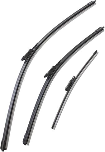 شفرات ممسحة AUCERAMIC مناسبة لسيارة Mercedes-Benz GLA250/CLA250 2014-2015، GLA45 AMG 2014-2015، شفرات ممسحة الزجاج الأمامي البديلة للسيارات 24 بوصة + 19 بوصة + 12 بوصة (مجموعة من 3) in Saudi Arabia