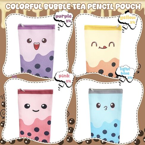 12 Pcs 100 Days of School Favors Cute Colorful Bubble Pencil Case Pop up Stand up Pencil Pouch Bulk with Zipper Standing Stationery Novelty Teacher Appreciation Gift for Student School Supplies in Kuwait